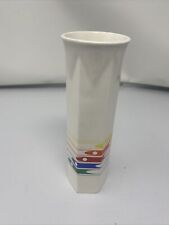 Vintage  FTDA 1986 Rainbow Vase Size Small 80's Made in Japan Mid Century picture