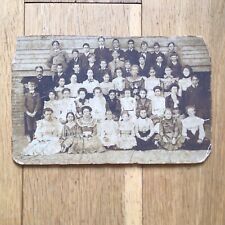 Late 19th Century Original Sepia Photograph Rockland School Texas USA picture