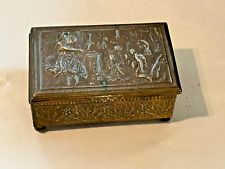 Antique Jennings Brothers Neoclassical Silverplate Decorative Trinket Box picture