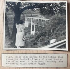 Clays Ferry Bridge? Lexington Kentucky USA Photograph May 1952 USA [B2] picture