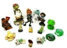 Vintage Mixed Lot of 14 Frog Figurines  picture