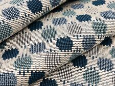 Jane Churchill Geometric Needlepoint Weave Fabric- Ellipse Blue 3.80 yd J0172-03 picture