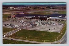 Syracuse NY-New York, Aerial Hancock Municipal Airport, Vintage Postcard picture
