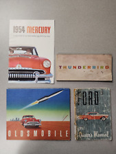 Lot of Vintage Car Brochures, Manuals, Thunderbird, Ford, Mercury, Oldsmobile picture