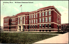 Postcard 1912 Williams Grammar School Chelsea, MA picture