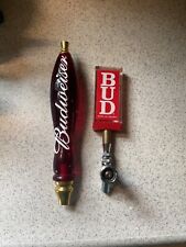 vintage budweiser tap handles picture