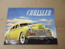 Vintage 1941 Chrysler Brochure Advertisement          T picture