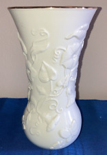 Lenox Vintage  Floral Meadow Vase Signed Gold Label EUC picture