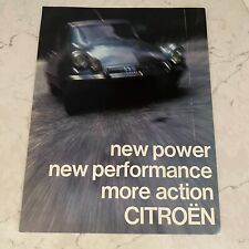 Vintage 1966 Citroen DS 19/ DS 21/ ID 19 Technical Data Specifications Brochure picture