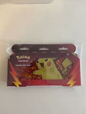 Pokemon Trading Card Game Pikachu Pencil Case Metal Tin 2022 picture