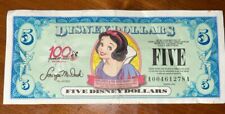 Disney Dollar 2002 A$ 5 SNOW WHITE VERY RARE   A00461278A See Pictures picture