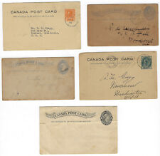 Old Original Collection 5 Different Canada Postcards 1888 to 1926 Very Rare picture