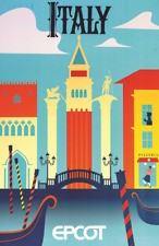 Epcot Italy Pavilion World Showcase Poster Print 11x17 Disney picture