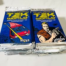 Lot of 28 PACKS -William Shatner's TEK WORLD 1993 Collectable TRADING CARDS Pack picture