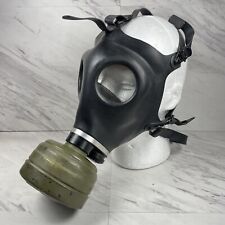 Black Israeli Gas Mask With Used Filter Civilian Army Issue picture