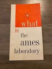 Vintage Ames Laboratory Brochure Nuclear Fission Iowa State picture