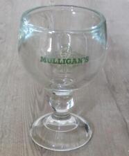 Mulligan's Pub Clear Glass Fishbowl Large Drink Goblet Canton, Ohio 16 oz. picture