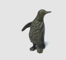 Vintage Bronze Penguin  Figurine 1940s  1 3/4