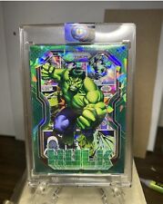 Hulk Prizm 1 Of 1 Green Cracked Ice Custom Card picture
