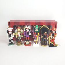 The Bombay Company Wooden Figural Nutcracker Ornaments  Set Of 6 picture