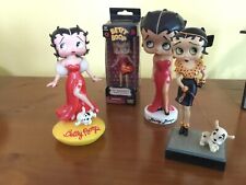 4 Betty Boop Lot Collector Figurines Danbury Mint Bobble Heads  picture