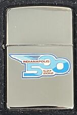 ZIPPO 2012 INDIANAPOLIS 500 POLISHED CHROME LIGHTER SEALED IN BOX c350 picture