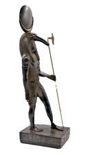 Thoth God Statuette with Stick , Unique Piece for the Egyptian God from Stone picture