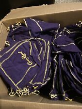 100 Crown Royal  Purple 7” Pint Size Bags. Great For Jewelry Bags, Quilts Crafts picture