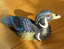 Heritage Artists Mini-Mini Collection  ~ Wood Duck  5” ~ J B Garton Canada 🇨🇦 picture