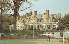 Lenox MA Massachusetts Eastover Resort Tennis Court Advertising Vintage Postcard picture