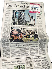 LA TIMES NEWSPAPER June 7, 2020 George Floyd Protests Worldwide BLM Minnesota picture