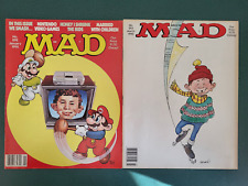 MAD MAGAZINE LOT ~ #292 JAN 1990 & #293 MAR 1990~MARIO BROTHERS + SKATING COVERS picture