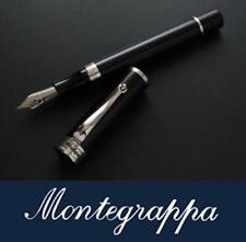 9103 Montegrappa Fountain Pen Ducale Black Silver picture