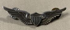Sterling Silver Air Force Pilot Wings Pin (vintage) picture