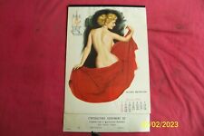 1956  ORIGINAL 12 Month Pinup Girl Calendar Studio Sketches by Jerry Thompson picture