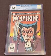 WOLVERINE LIMITED SERIES #1 CGC 9.6 OW/White 1982 Frank Miller 3810644019 picture