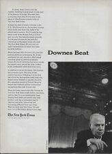 1955 New York Times Olin Downes Music Critic Reporter Ear Original Print Ad picture