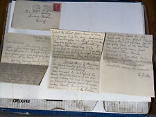 Antique 1916 Letter from Topeka, Kansas - Mentions Cousin Living In Hollywood CA picture
