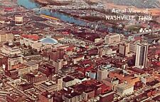 Nashville TN Tennessee Downtown Aerial View Stadium Superdome Vtg Postcard A3 picture