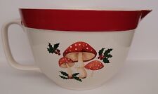 Masterclass Mushroom and Holly Christmas Mixing Bowl picture