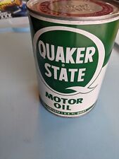 VINTAGE QUAKER STATE 20 -20w MOTOR OIL QUART CAN 