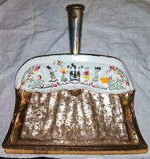 Vintage Dust Pan M. Taber Cooking Stove Kitchen Scene J. V. Reed Cleaning Retro picture