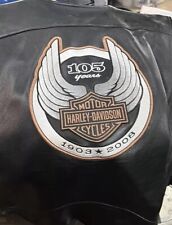 Harley-Davidson 105th Anniversary  Leather Vest. picture