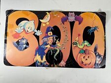 Vintage Halloween Die-cut Cutout Ghost Boo Spooky Illustration Decoration picture