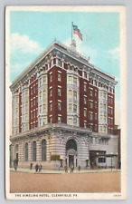 Postcard The Dimeling Hotel Clearfield Pennsylvania 1930 picture