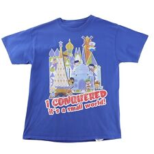 Walt Disney World 🏰 Its A Small World VTG Pastel Tshirt 90’S Size Medium picture