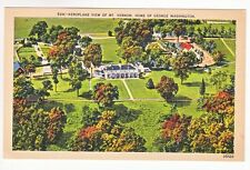 Postcard: Aeroplane View of Mt. Vernon, Home of George Washington picture