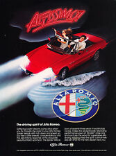 1984 Alfa Romeo Spider Classic Advertisement Ad P60 picture