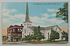 First Methodist Church Morehead City N Carolina Vintage 1949 Linen Postcard 8646 picture