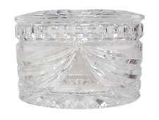 Waterford Overture Crystal Oval Trinket Box W/ Lid picture